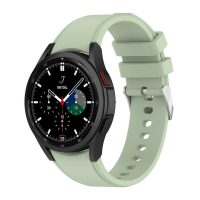 eses Szilikon szíj Samsung Galaxy Watch 4, 5, 6, 7 telefonokhoz - Világoszöld, 20 mm