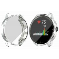 Szilikon borítás Garmin Vivoactive 3 Music készülékhez - Ezüst