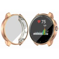 Szilikon borítás Garmin Vivoactive 3 Music készülékhez - Rózsaarany