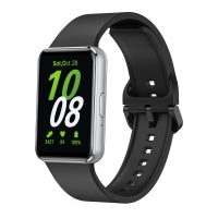 eses Szilikon szíj Samsung Galaxy Fit 3-höz - Fekete