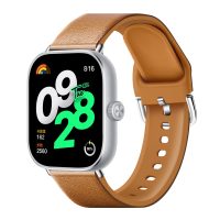 eses Szilikon szíj kombinált Xiaomi Redmi Watch 4, Smart Band 8 Pro és 9 Pro órákhoz - Barnás sárga