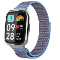 eses Nylon tépőzáras pánt a Xiaomi Redmi Watch 3 Active-hoz - Kék