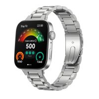 eses Fém szíj a Huawei Watch Fit 3 készülékhez - Ezüst