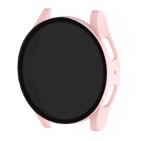 Védőborítás színezett üveggel a Samsung Galaxy Watch 7 44mm készülékhez - Rózsaszín