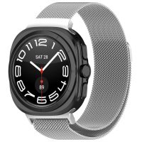 eses Milanese szíj Samsung Galaxy Watch Ultra 47 mm - Ezüst