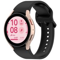 eses Szilikon szíj Samsung Galaxy Watch 4, 5, 6, 7, FE hoz - Fekete, OneClick