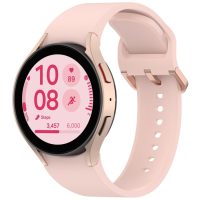 eses Szilikon szíj Samsung Galaxy Watch 4, 5, 6, 7, FE hoz - Rózsaszín, OneClick