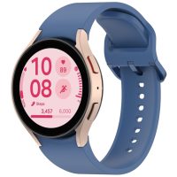 eses Szilikon szíj Samsung Galaxy Watch 4, 5, 6, 7, FE hoz - Kék, OneClick