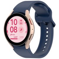 eses Szilikon szíj Samsung Galaxy Watch 4, 5, 6, 7, FE hoz - Sötétkék, OneClick