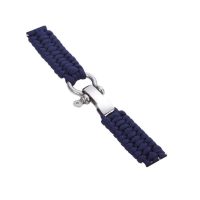 eses Paracord nylon szíj - Sötétkék, 20 mm