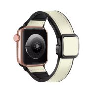 eses Sport bőrszíj Apple Watchhoz - fehér 42mm, 44mm, 45mm, 49mm