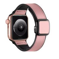 eses sport bőrszíj Apple Watchhoz - rózsaszín 42mm, 44mm, 45mm, 49mm