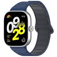 eses Szilikon mágneses szíj Xiaomi Redmi Watch 4, Smart Band 8 Pro és 9 Pro órákhoz - Kék