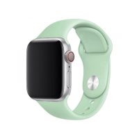 eses Szilikon szíj Apple Watchhoz - Zöld S, M, L - 38mm, 40mm, 41mm