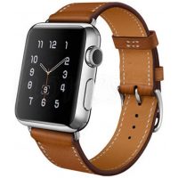 eses Bőrszíj 38mm, 40mm, 41mm Apple Watchhoz - "Az évfordulóra" gravírozással, barna