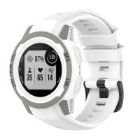 eses Szilikon szíj Garmin Instinct és Instinct 2-höz - Fehér