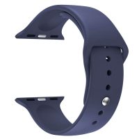 eses Szilikon szíj Apple Watchhoz - Kék 42mm, 44mm, 45mm, 49mm