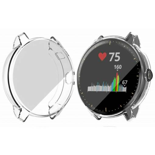 Foto - Szilikon borítás Garmin Vivoactive 3 Music készülékhez - Átlátszó