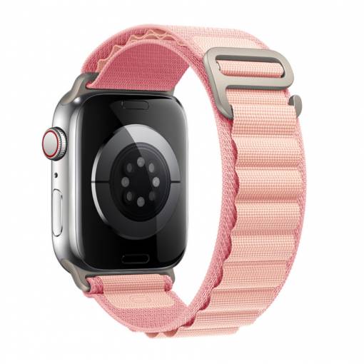 Foto - eses Alpine húzás Apple Watch-hoz - Rózsaszín 38mm, 40mm, 41mm