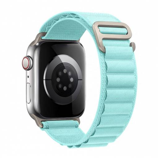 Foto - eses Alpine húzás Apple Watch-hoz - Világoskék 38mm, 40mm, 41mm