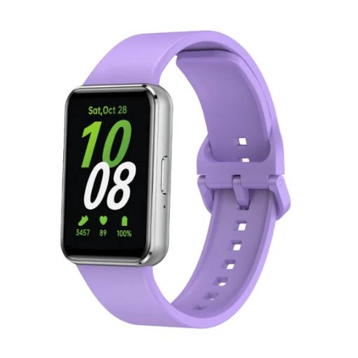 Foto - eses Szilikon szíj Samsung Galaxy Fit 3-höz - Violet