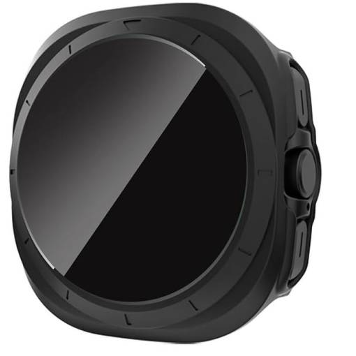 Foto - Védőborítás színezett üveggel a Samsung Galaxy Watch Ultra 47mm készülékhez - Fekete