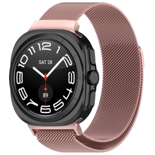 Foto - eses Milanese szíj Samsung Galaxy Watch Ultra 47 mm - Rózsaszín