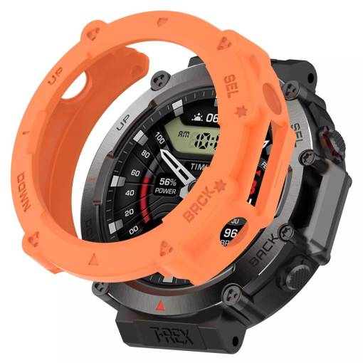 Foto - Szilikon keret Amazfit T-Rex Ultra - Narancs