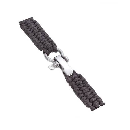 Foto - eses Paracord nylon szíj - Fekete, 22 mm